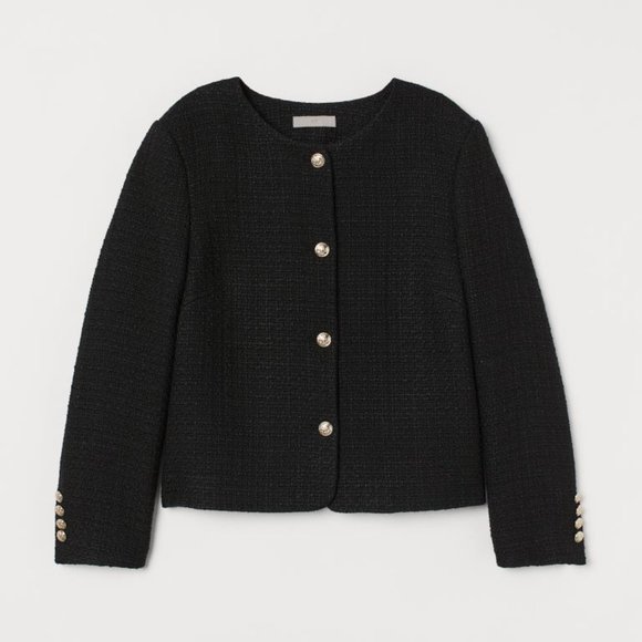 h and m boucle jacket